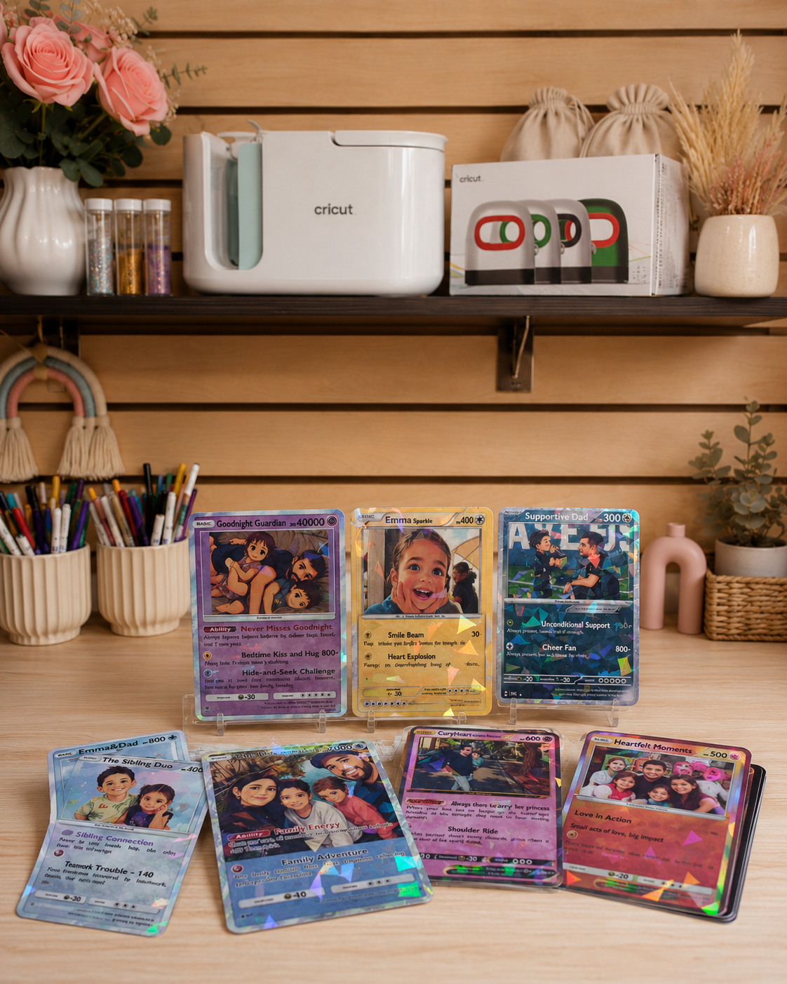 Cartas coleccionables personalizadas