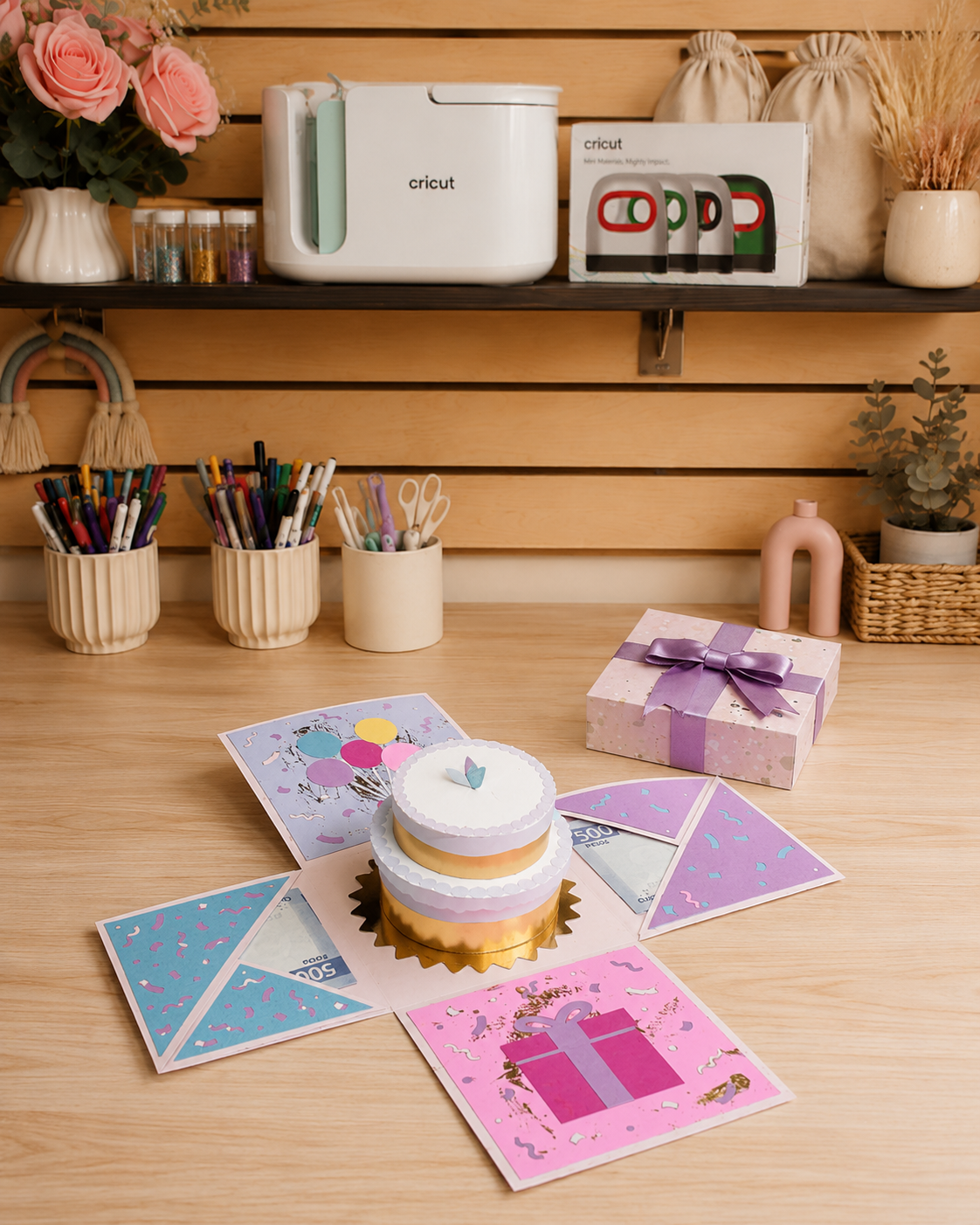 Caja sorpresa personalizada para dinero