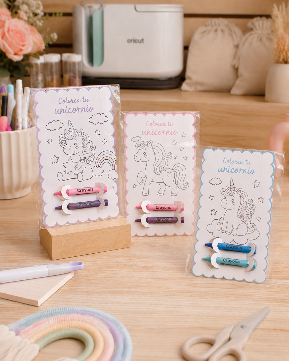 Kit infantil para colorear con crayolas