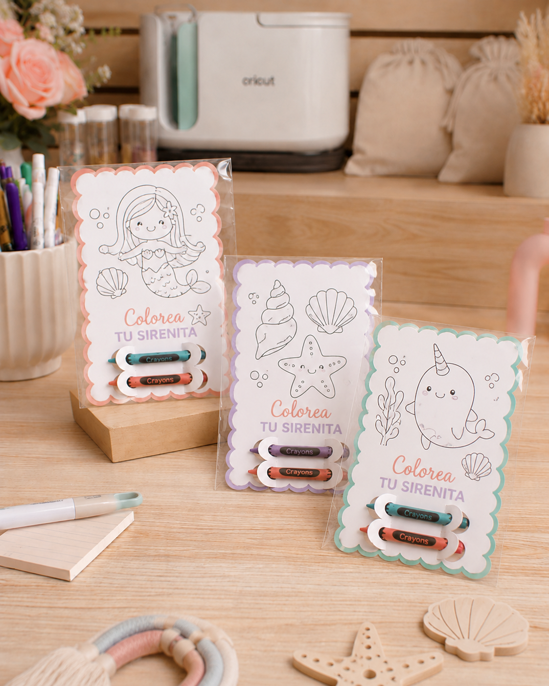 Kit infantil para colorear con crayolas