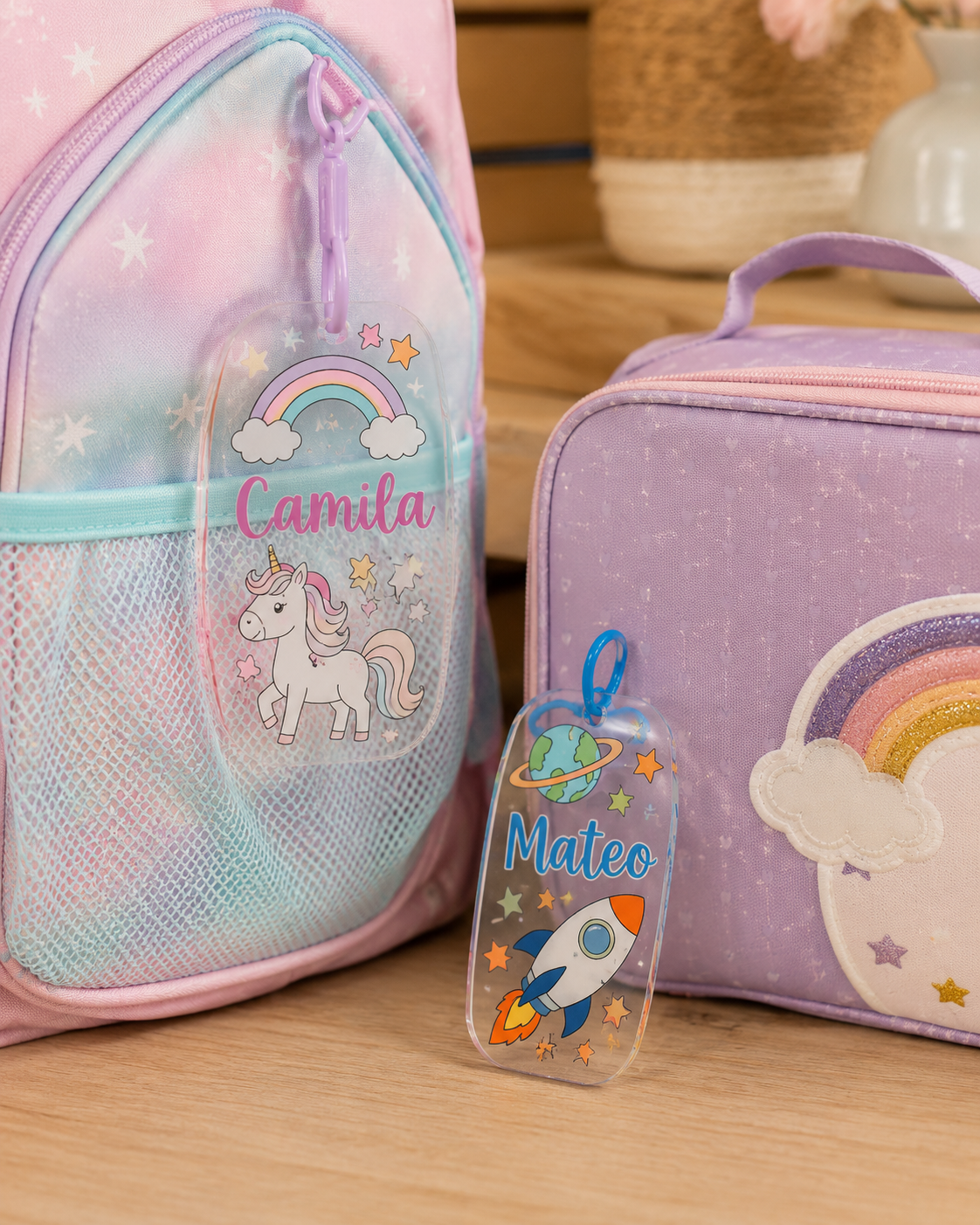 Tag Personalizado para Mochila o Lonchera