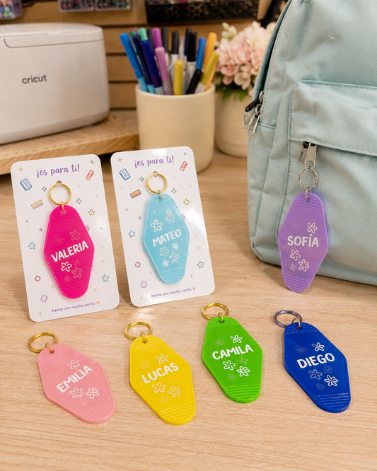 keychain  personalizado para Mochila o Lonchera