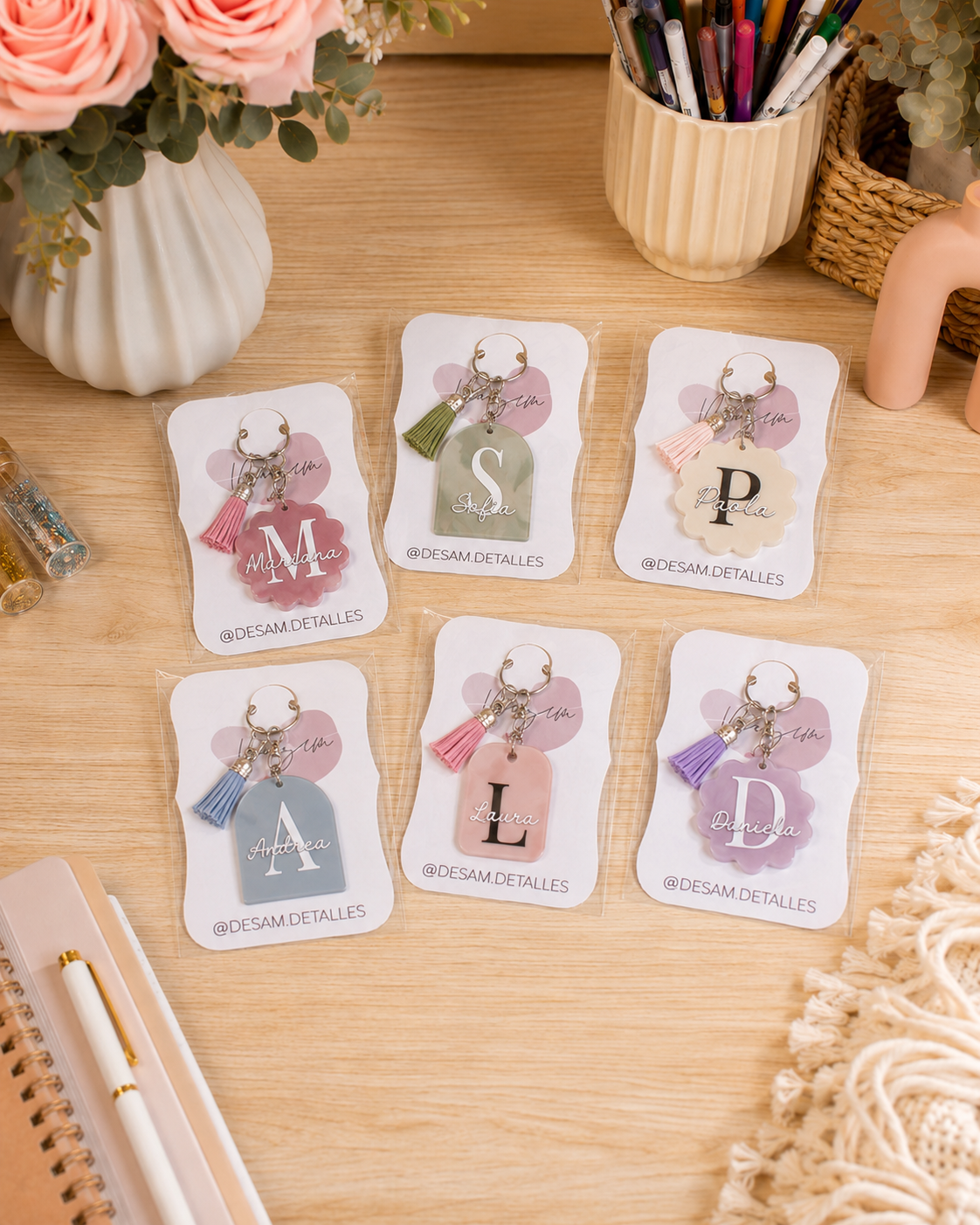 Llavero personalizado con nombre